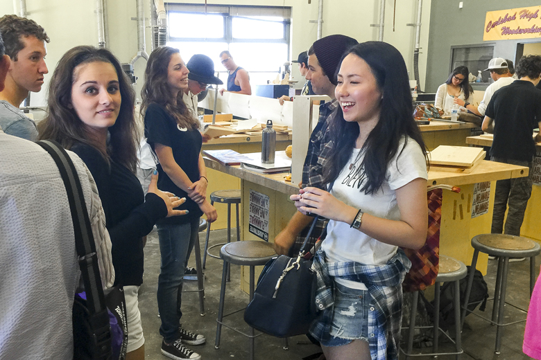 They met with CHS students...